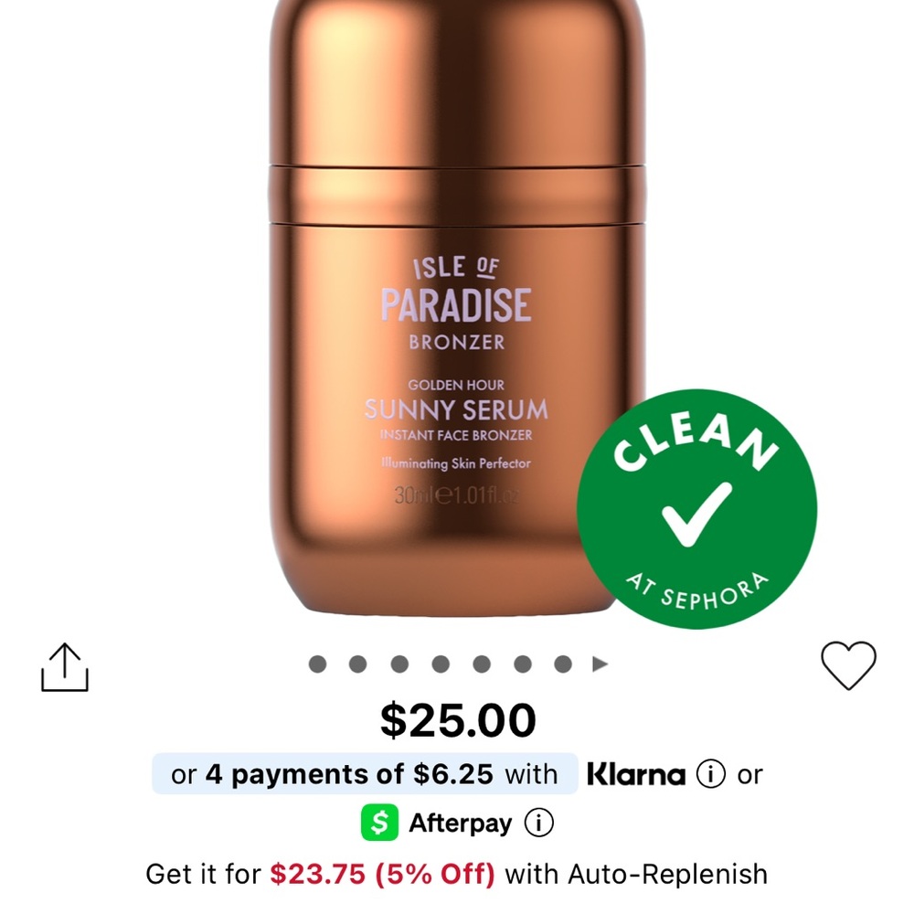 Isle of Paradise Sunny Serum in Bronze